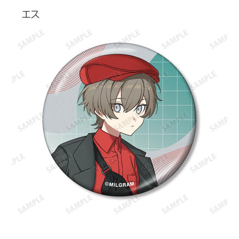 『MILGRAM -ミルグラム-』描き下ろし 5th Anniversary ver. トレーディングメタリック缶バッジ(単位/BOX)【202510再販】
